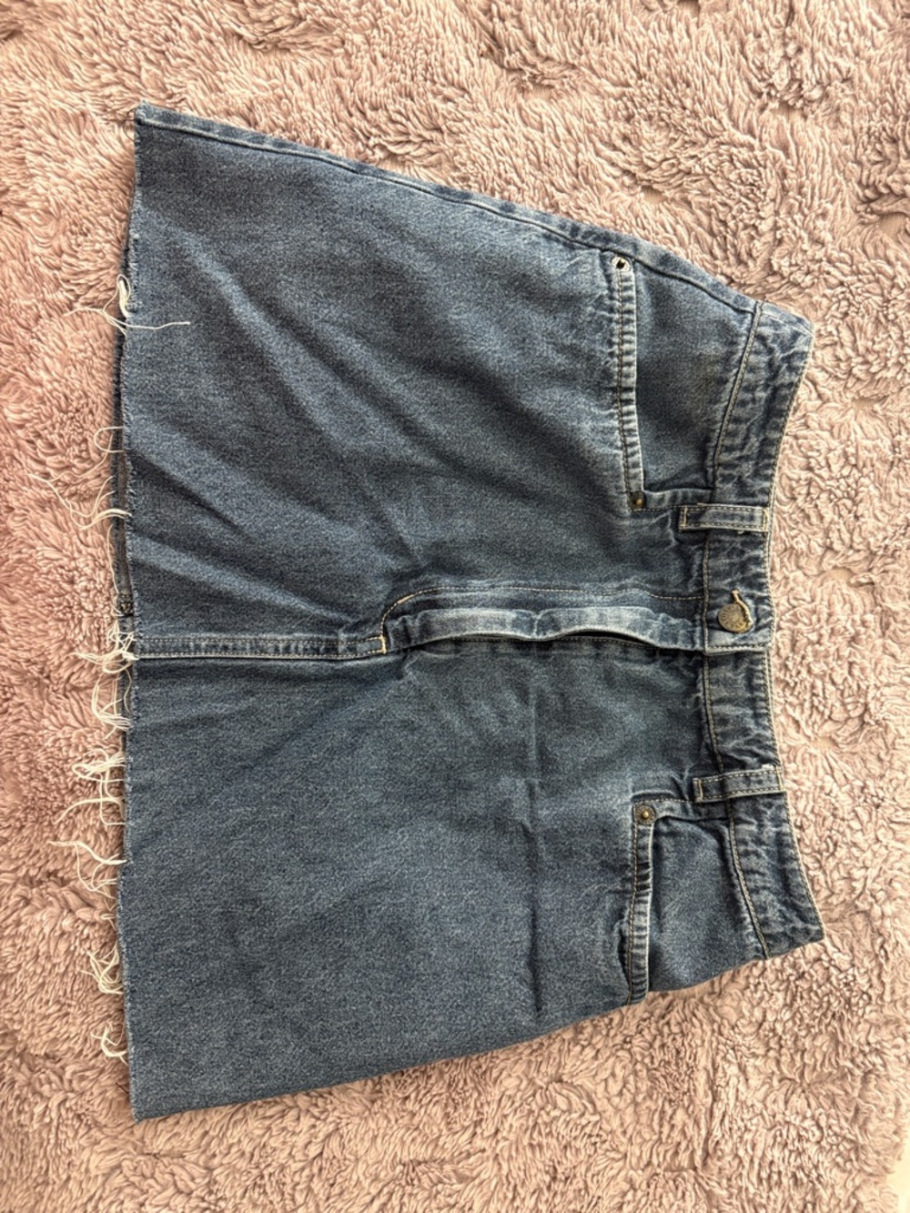 Blue Denim Jean Skirt